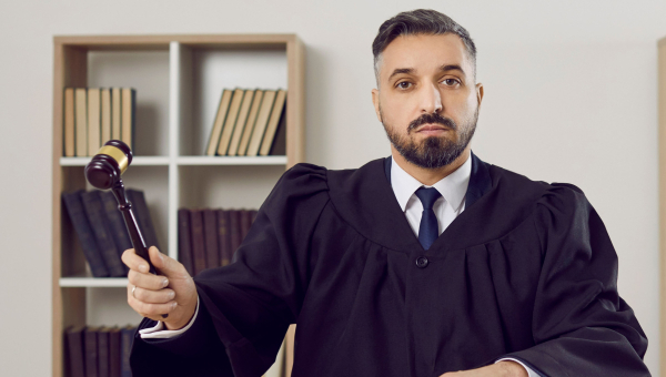 Judge ruling on a Houston car accident injury lawsuit.