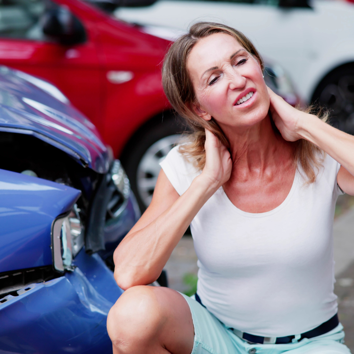 Lady sustains personal injury from a Houston car accident.